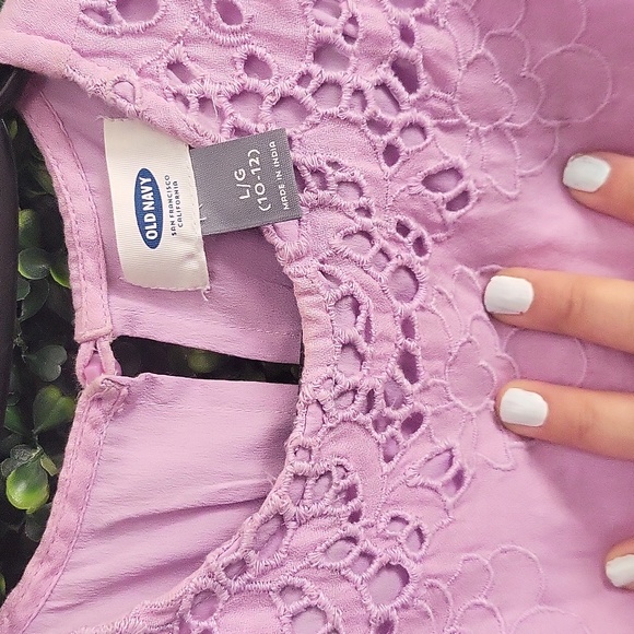 Old Navy Lavender Girls Dress L/G (10-12) - Picture 3 of 8